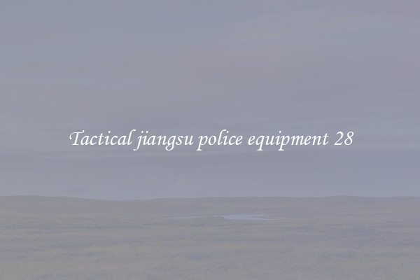 Tactical jiangsu police equipment 28