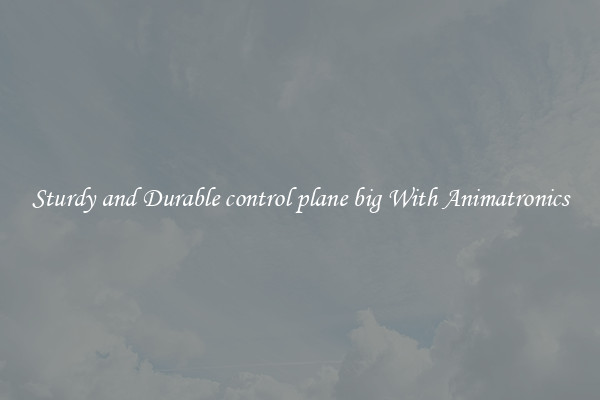 Sturdy and Durable control plane big With Animatronics