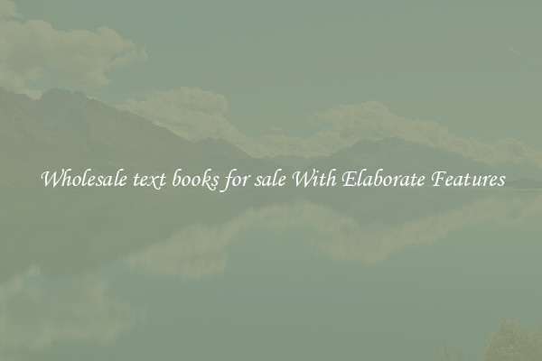 Wholesale text books for sale With Elaborate Features