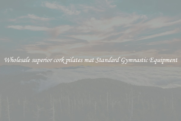 Wholesale superior cork pilates mat Standard Gymnastic Equipment