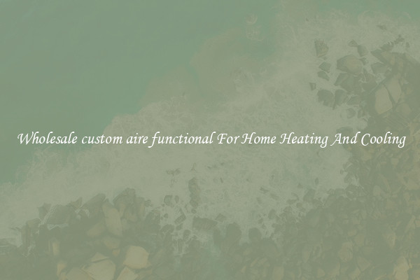 Wholesale custom aire functional For Home Heating And Cooling