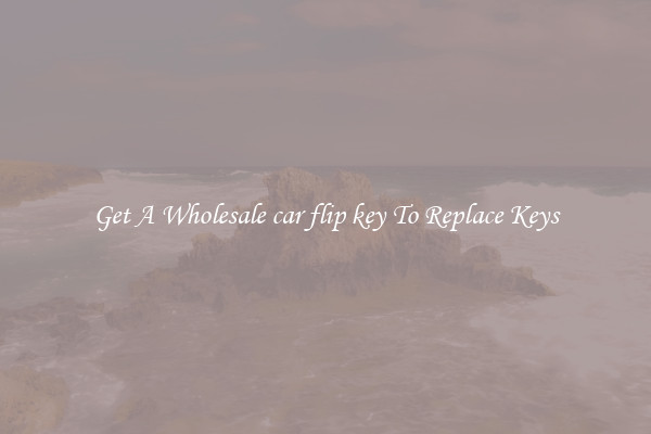 Get A Wholesale car flip key To Replace Keys