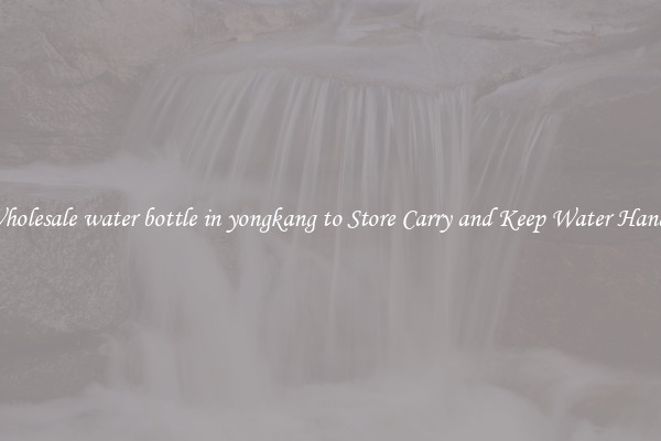 Wholesale water bottle in yongkang to Store Carry and Keep Water Handy